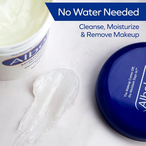 Albolene Face Moisturizer and Makeup Remover, Facial Cleanser and Cleansing Balm, Beta Carotene Fragrance Free Cream, 12 oz - Image 2