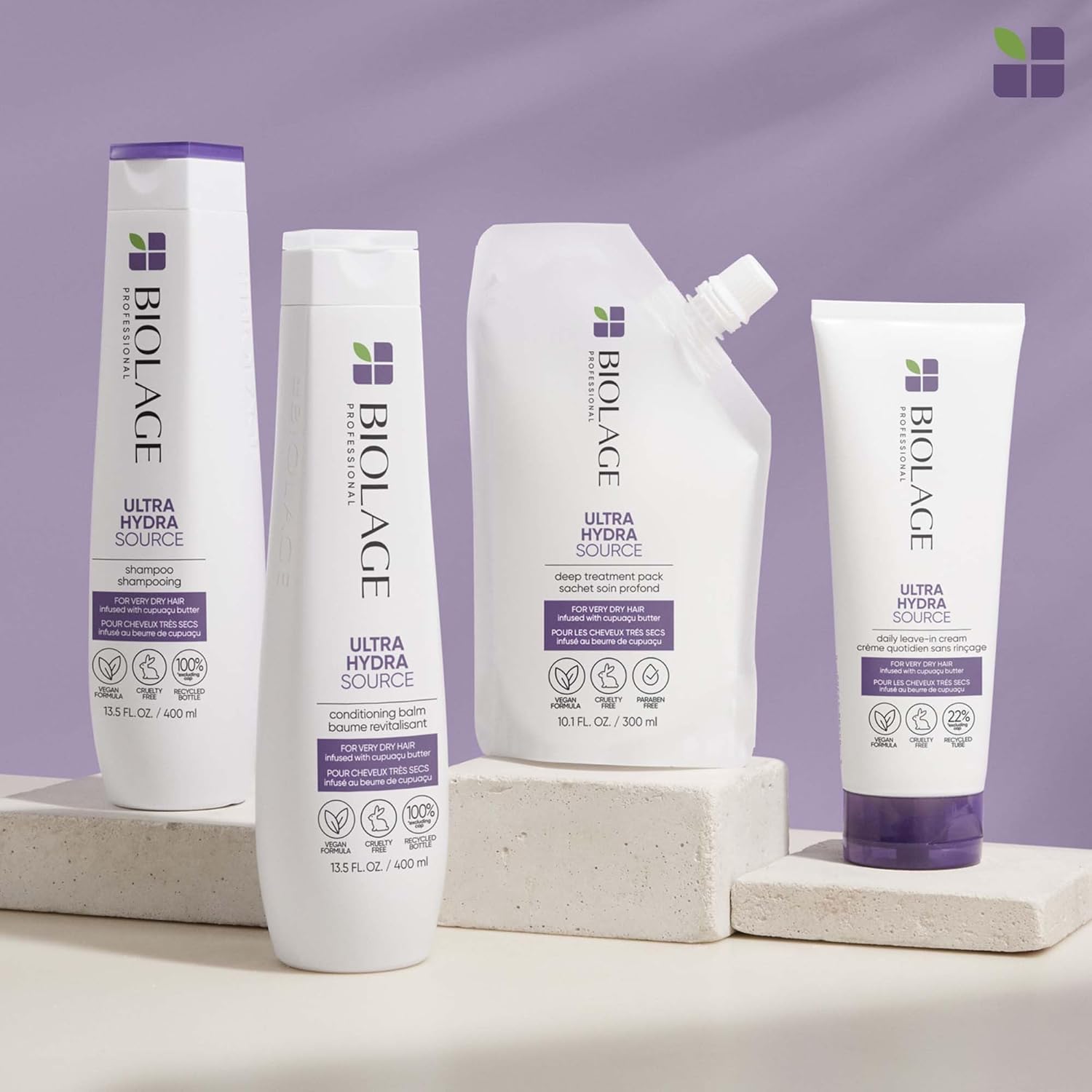 Biolage Ultra Hydra Source Shampoo | Deep Hydrating Shampoo for Very Dry Hair | Moisturizes Hair to Prevent Breakage | Paraben & Silicone-Free | Vegan | Salon Shampoo - Image 4