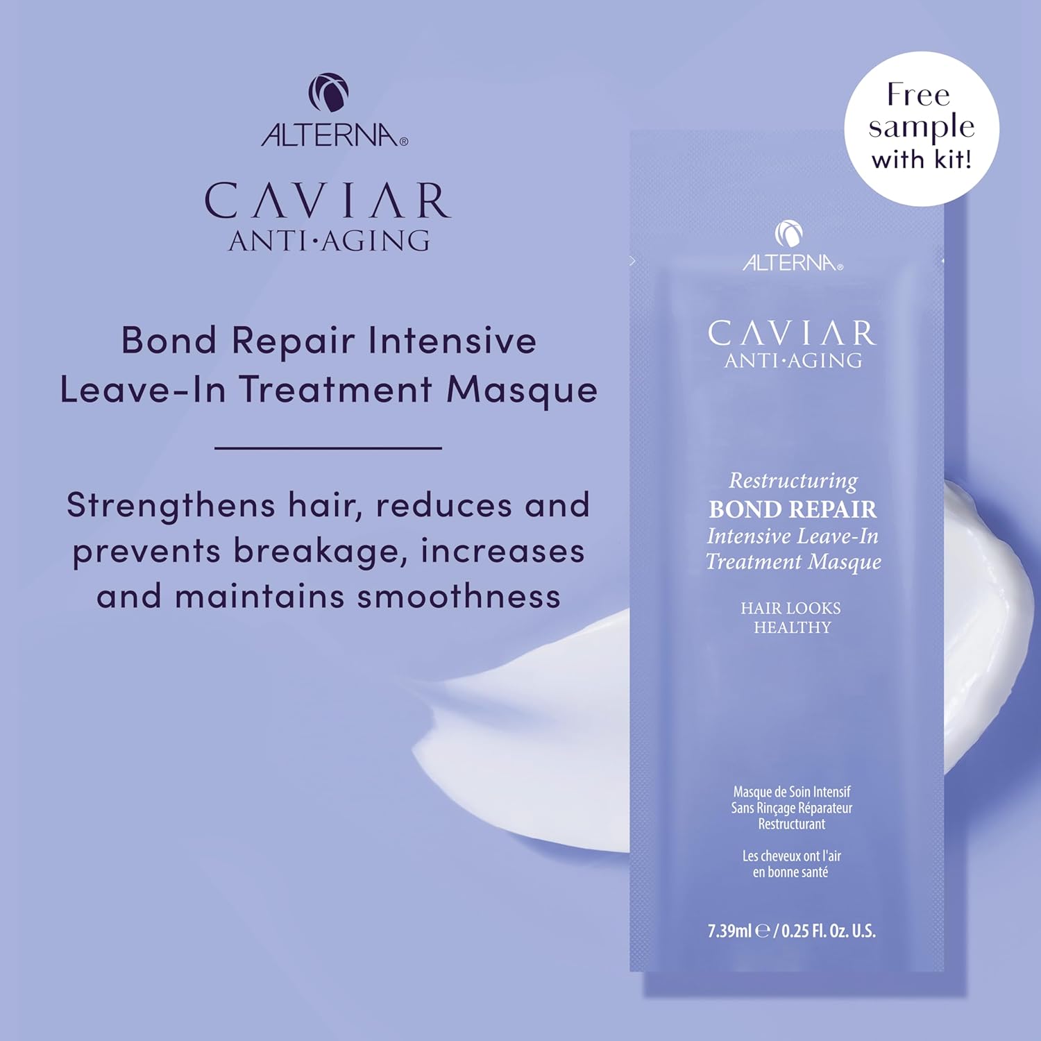 Caviar Anti-Aging Replenishing Moisture Trial Kit - Shampoo, Conditioner, Leave-In CC Cream | For Dry, Brittle Hair | Protects, Restores & Hydrates | Sulfate Free - Image 7