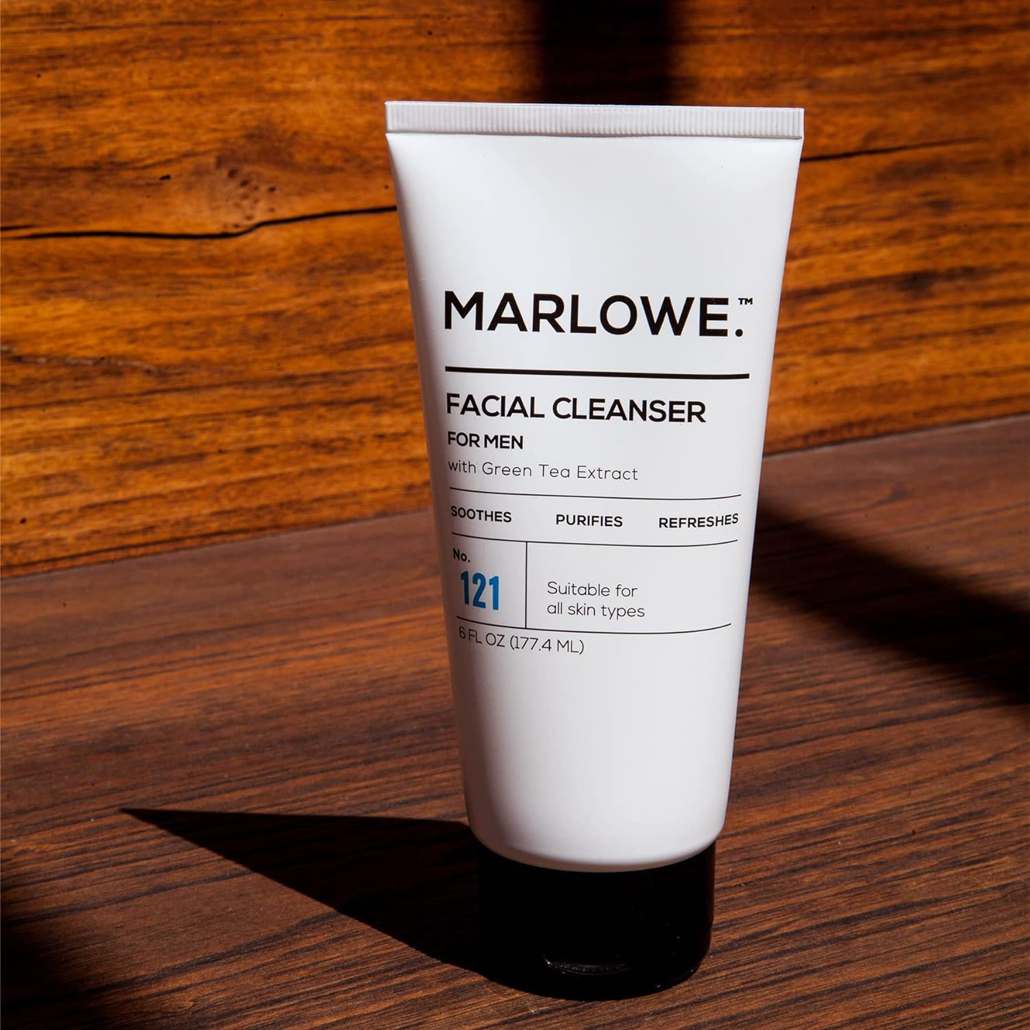 MARLOWE. No. 123 Men's Facial Moisturizer 6 oz, Lightweight Daily Face Lotion for Men, Includes Natural Extracts to Hydrate, Soothe & Restore, Light Aloe Citron Scent - Image 3