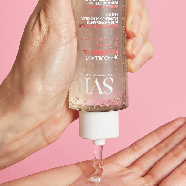 SVR Palpebral Eye Makeup Remover Gel - Niacinamide to Soothe & Hydrate - For Very Sensitive & Dry Eyelids & Eye Contour. Fragrance-Free - Waterproof Makeup Remover, 4.3 fl.oz. - Image 2