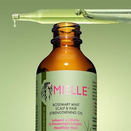 Mielle Organics Rosemary Mint Scalp & Hair Strengthening Oil for All Hair Types, 2 Ounce - Image 3