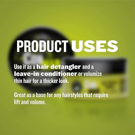 GIBS Con Man Hair & Beard Pudding - Leave-In Conditioner, Curl Definer, 7.5 Fl oz (3.25 fl oz) - Image 3