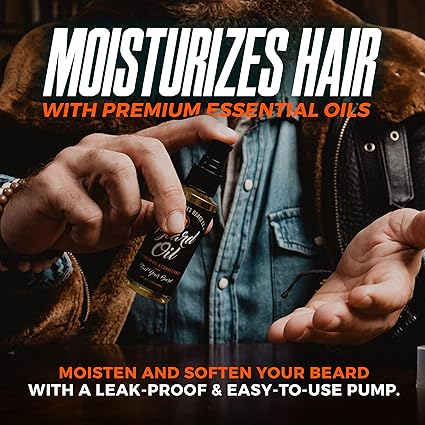 Wild Willies Premium Beard Oil & Conditioner - Beard Softener Hydrates Facial Hair - Beard Growth Oil for Healthy Mustache & Mens Grooming, 2 Oz - Image 3